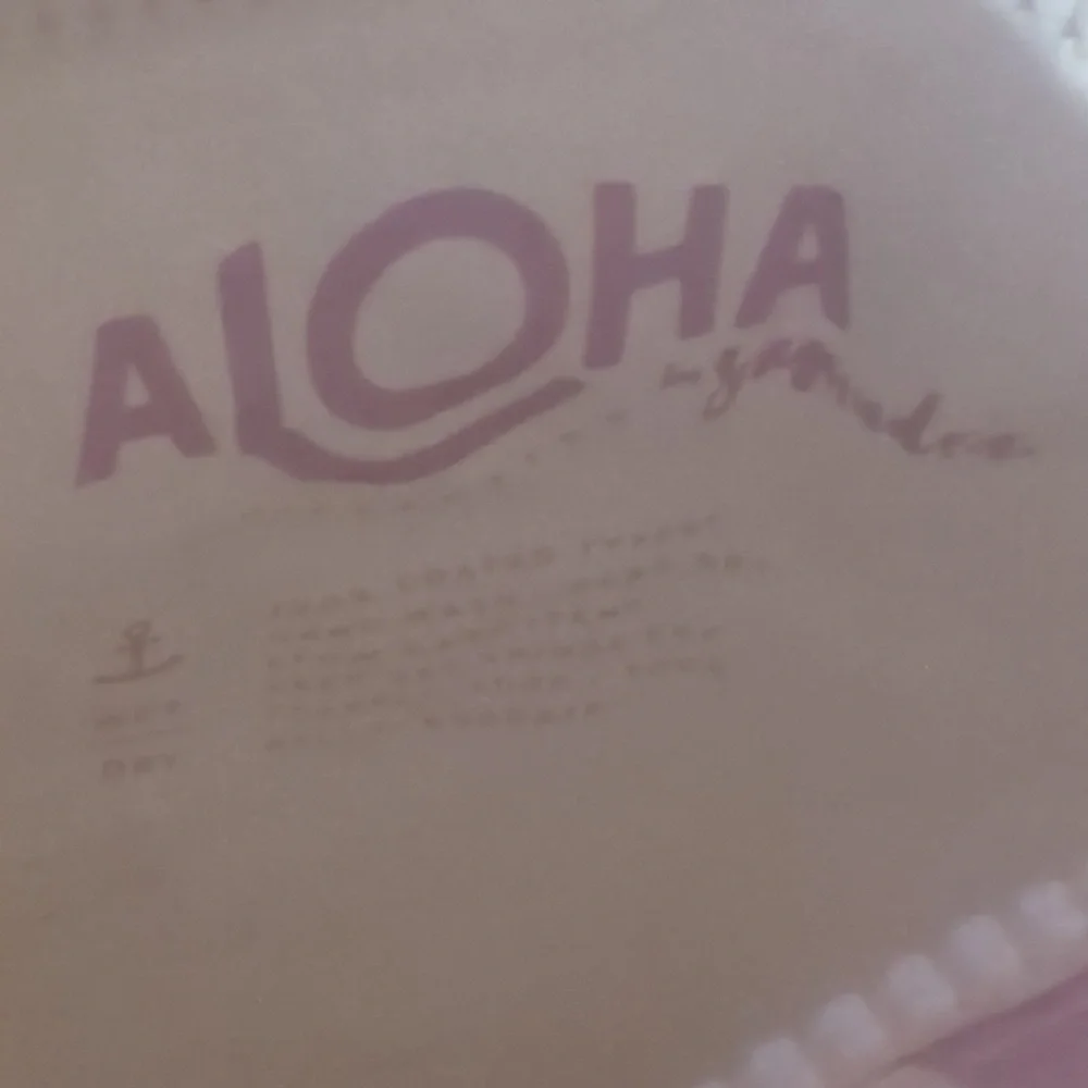 Aloha Reversible Floral Print Tote Bag with Black Straps - Picture 5 of 10